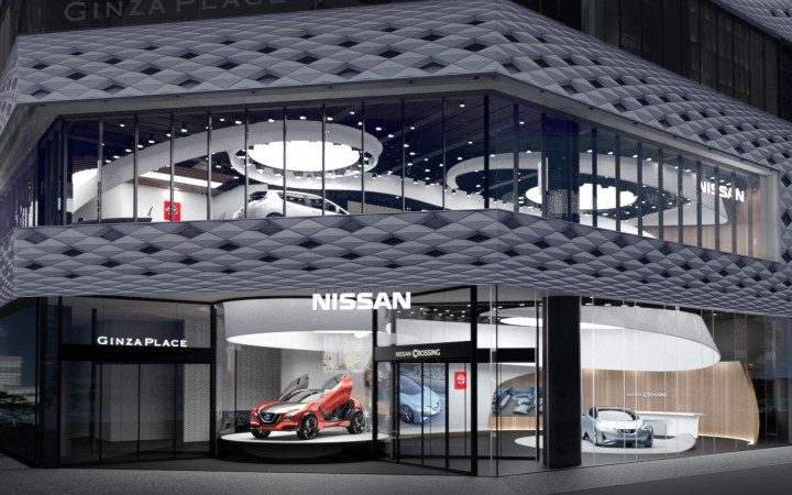 Nissan terug in hartje Tokio met 'flagship' showroom
