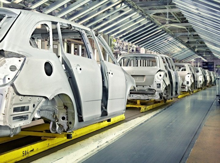 Europese autofabrieken draaien op volle toeren