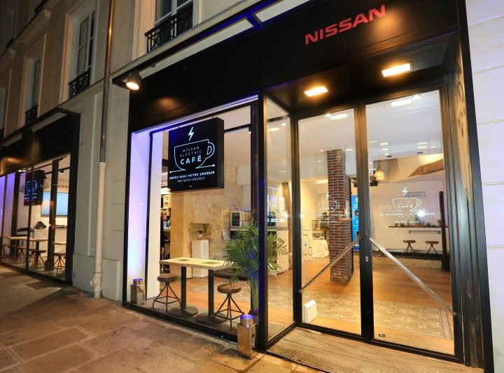 Pop-up store Nissan in Parijs