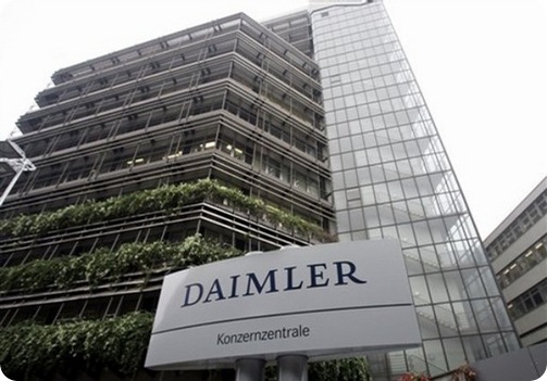 Nu Daimler weer in de sjoemel schijnwerpers