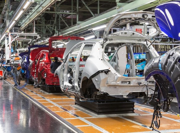 Britse autoproductie zakt in