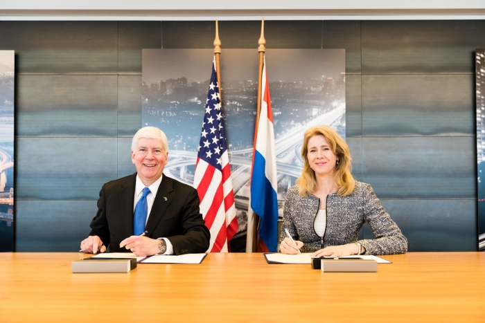 Nederland en Michigan ondertekenen innovatiesamenwerking auto-industrie