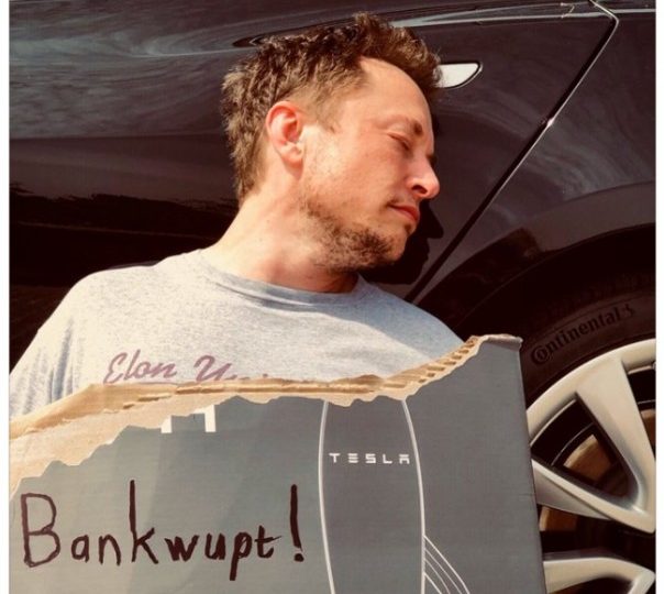 Tesla stond op het randje van de afgrond