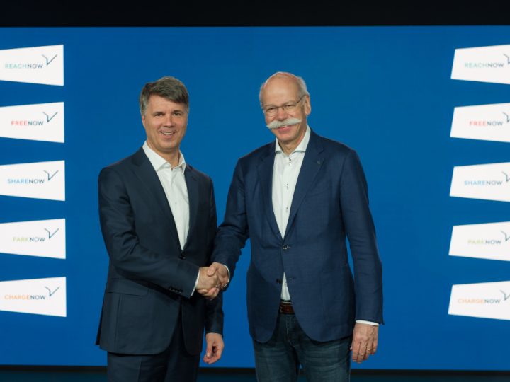 BMW en Daimler voegen mobiliteitsdiensten samen
