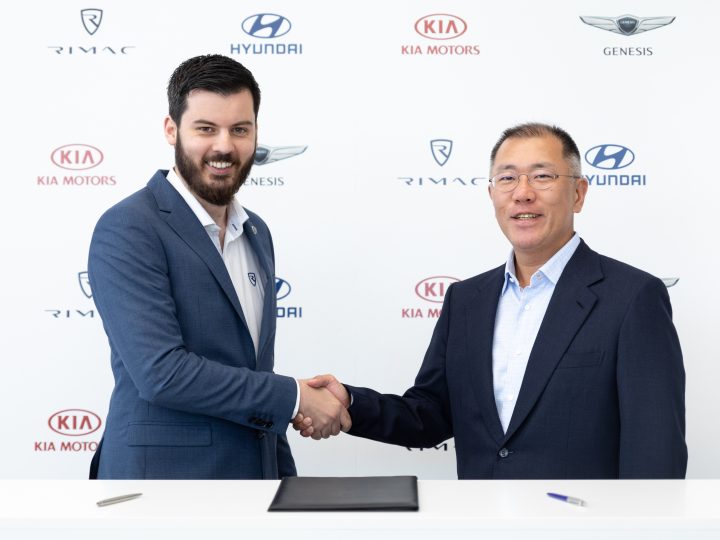 Hyundai/Kia stappen in Kroatische EV-bouwer Rimac