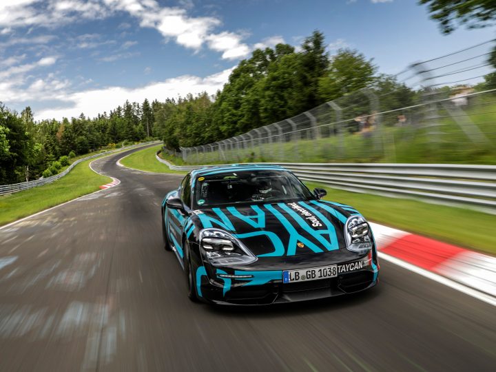 Porsche Taycan snelste EV op Nürburgring-Nordschleife